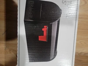 Gibraltar Elite Post-Mount Mailbox Black Steel Medium E1100BAM - Picture 1 of 4