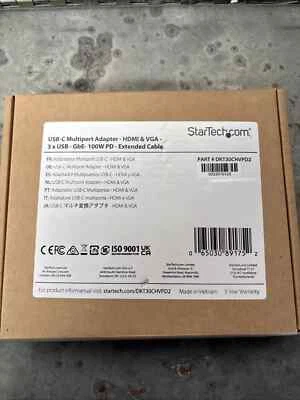 Startech DKT30CHVPD2 USB-C MULTIPORT ADAPTER - 4K HDMI OR VGA - Image 1 of 3
