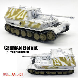 DRAGON 60356 1/72 WWII GERMAN Elefant tank model finished non diecast