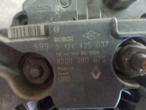 ALTERNATORE RENAULT MODUS 1s (04-07) 1.5 DCI (50KW) MNV (0124425037 8200390675) - Picture 1 of 4
