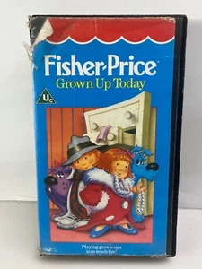 Fisher Price VHS – Grown Up Today Kids Educational Tape Vintage 1990s PAL Video - Picture 1 of 4