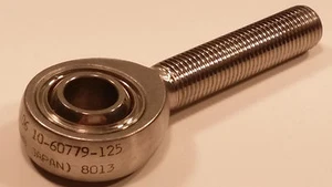 NMB NHBB Heat Treated Stainless Steel Male Rod End 7/16 x 7/16-20 Th. ART7E CR - Picture 1 of 1