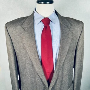 Vintage Circle S Western Blazer Mens 46R Brown Stretch Cowboy Jacket USA - Picture 1 of 14