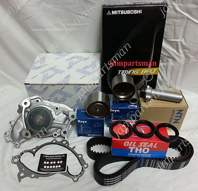 GENUINE/OEM COMPLETE TIMING BELT SEALS WATER PUMP KIT FOR TOYOTA LEXUS V6 1MZFE Foto 1 de 2