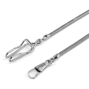 10pcs 12 inch Pocket Watch Snake Chain for Fob Watch Black Silver Rosegold Alloy - Picture 1 of 15