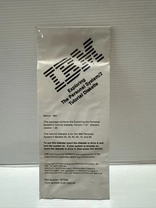 IBM Exploring The Personal System/2 Tutorial Diskette March 1991 V1.01 PS/2 New - Picture 1 of 6