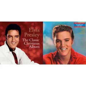 Elvis Presley - Classic Christmas Album & For LP Fans Only (Translucent Blue - Picture 1 of 3