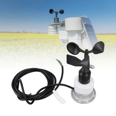 Weather Meter Temperature Humidity Wired 5 In 1 Weather Anemometer Sensor - Image 1 of 4
