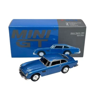 Modellino Auto Mini GT 1/64 Aston Martin DB5 Sierra Blue 1965 - Immagine 1 di 4