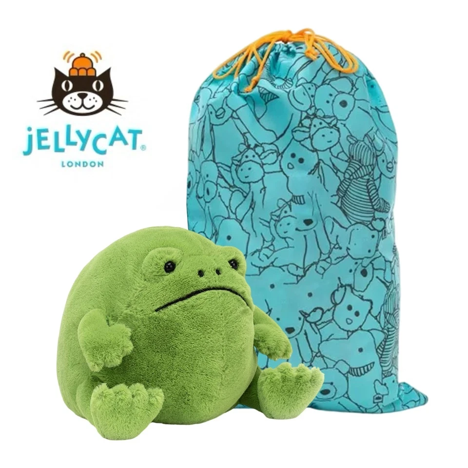 Jellycat Ricky Rain Frog 20cm RETIRED BNWT | w/Dust Bag | XMAS GIFT URGENT New" - Image 1 of 4