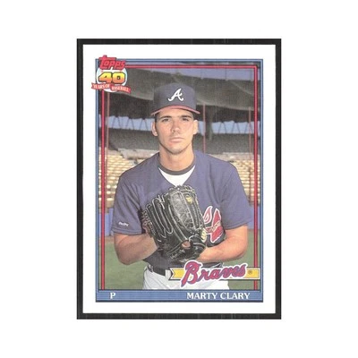 1991 O-Pee-Chee Marty Clary Braves #582 - Image 1 of 3