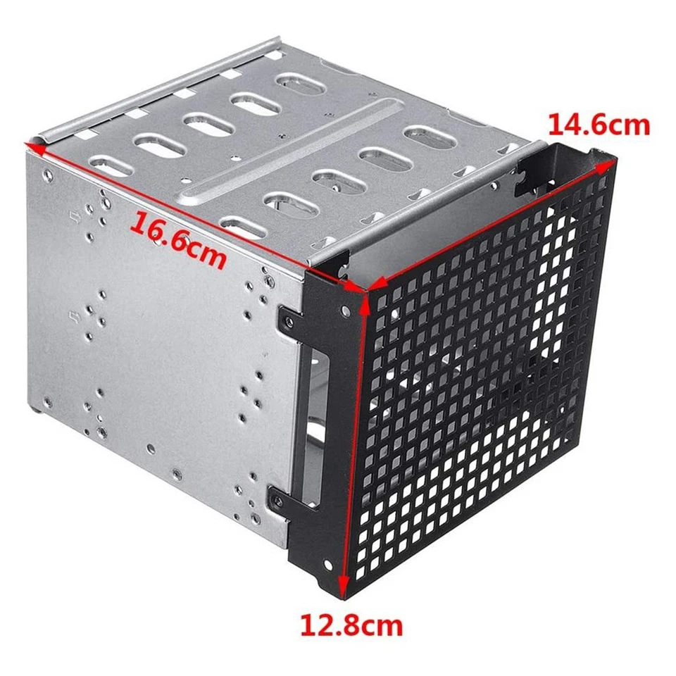 5,25 Pollici a 5 X 3,5 Pollici  HDD Cage Rack Hard Drive Disk Enclosure Vas9217 - Image 1 of 1