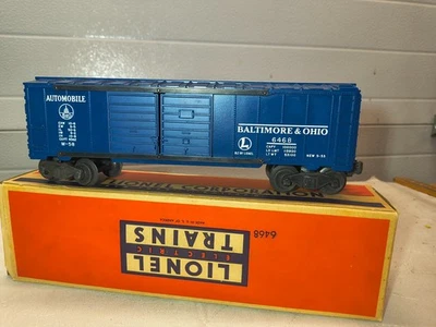 POSTWAR LIONEL 6468 BALTIMORE & OHIO AUTOMOBILE BOXCAR PB NICE - Image 1 of 4