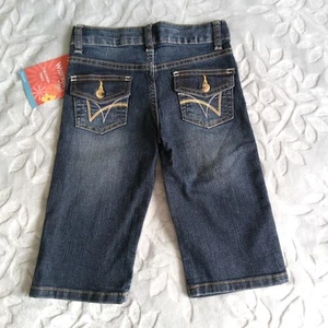 Wrangler True Spirit Girls Size 5R. Capris/Shorts Jeans Adjustable Waist Stretch - Picture 1 of 11