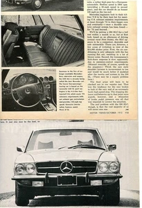 1973 MERCEDES-BENZ 350 SLC COUPE 2 PG ARTICLE - Bild 1 von 2