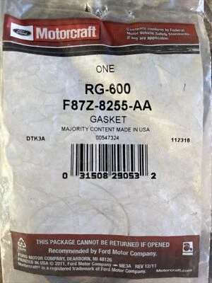 Junta termostática RG-600 Motorcraft nova para Ford Ranger 1998-2001 - Imagem 1 de 2