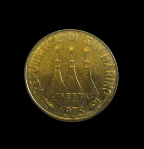 SAN MARINO 20 LIRE 1975 UNC KM 44 #5424# - Picture 1 of 2