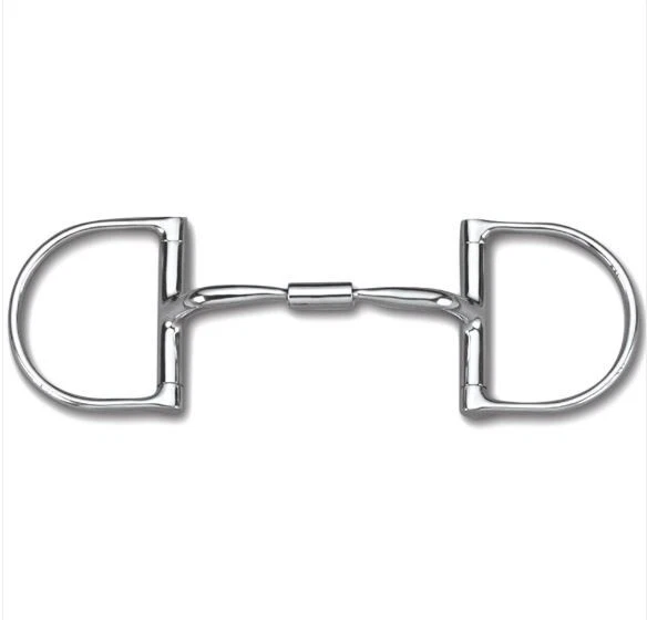 NUEVO CON ETIQUETAS 4 3/4" Inglés Dee sin Ganchos y Comodidad Snaffle Barril Ancho MB 02 Foto 1 de 1