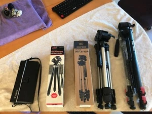Lot Of 5 Tripod Camera / Phone Stands New & Used - Picture 1 of 9