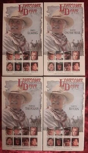 LONESOME DOVE (4 VHS Tape Set) Tommy Lee Jones, Robert Duvall, & Danny Glover - Picture 1 of 5