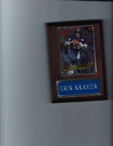 ERIK KRAMER PLAQUE DETROIT LIONS FOOTBALL NFL C Cover