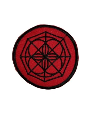 Kenpo Karate Universal Symbol Patch - Red sew or iron-on - Image 1 of 2