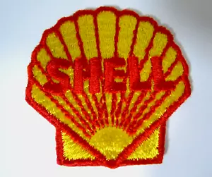 SHELL OIL Embroidered Sew - On Uniform-Jacket Patch 2" Vintage! - Picture 1 of 2