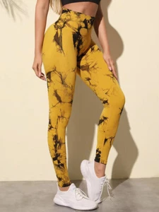 Damen Push Up Scrunch Leggings Yoga Hosen Gym Fitnesshose.Sport Hose.Jogginghose - Picture 1 of 6
