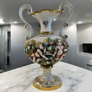 Vaso Due Manici Capodimonte - Foto 1 di 1