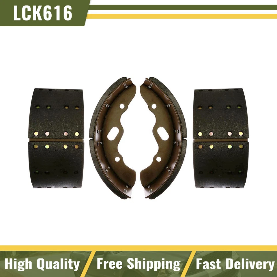 Para 2004 2006 2007 2008 2009 GMC W5500HD Elemento trasero delantero 3 zapatas de freno de tambor Foto 1 de 3