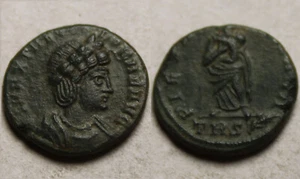 THEODORA wife of Constantius I Chlorus Rare Authentic Ancient Roman Coin PIetas - Picture 1 of 4