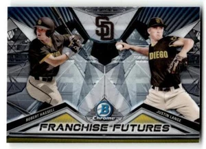 2020 Bowman Draft #FF-RJ Justin Lange / Robert Hassell Franchise Futures - Picture 1 of 2