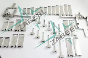McCulloch Micro Discectomía Retractor Lumbar 38 PIEZAS Juego de Plata - Imagen 1 de 3