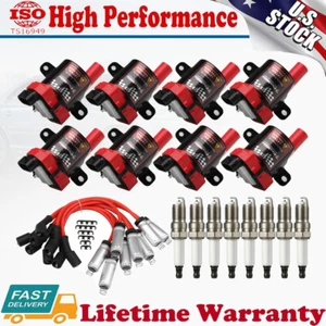 8 Round Ignition Coils UF262 for Chevy Silverado GMC Sierra Yukon 4.8L 5.3L 6.0L - Picture 1 of 18