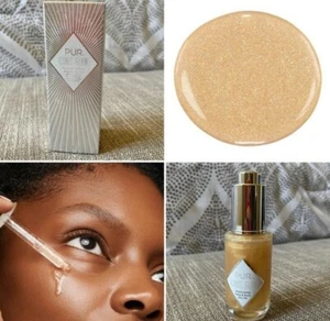 PUR Iconic Glow Illuminating Face & Body Dry Oil 1oz Shimmer Sparkle Glitter - Picture 1 of 3