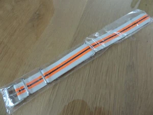 Davosa Ternos GMT Polar - Luca Tribondaeu - Durchzugsband - Weiß/Orange - 22mm - Bild 1 von 1