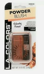LA COLORS Velvety Finish Powder Blush Baked CSB340 - Picture 1 of 1