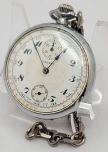 SELTENE antike Gallet Chronograph Taschenuhr wie besehen zum Restaurieren - Bild 1 von 11
