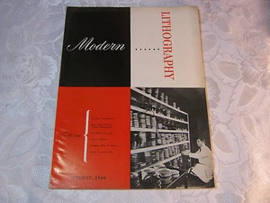 1960 Modern Lithography Vintage Magazine Mid Century Modern - Picture 1 of 4