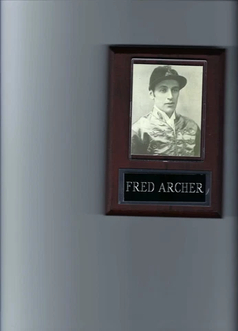 FRED ARCHER PLAQUE HORSE RACING JOCKEY Cover