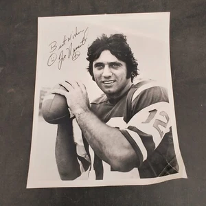 Vintage Joe Namath NY Jets 8 x 10 Hochglanz Foto New York 70er 8"×10" - Bild 1 von 12