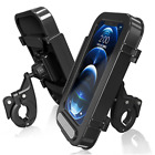 Motorcycle Handlebar 360 Mount Mobile Phone Holder Stand Waterproof Bag Case