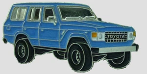 LandCruiser 60 series, blue wagon lapel/hat pin badge E021102 - Picture 1 of 1