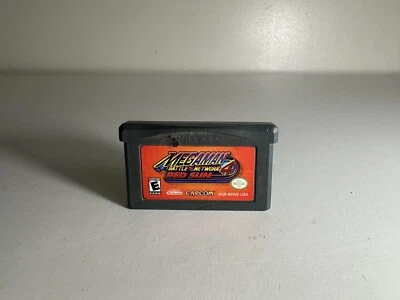 Mega Man Battle Network 4 Red Sun (GBA Nintendo Game Boy Advance 2004) Cart Only - Image 1 of 2