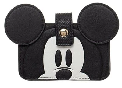 Mickey Mouse Cartoon Character Face with Ears Wallet - Image 1 of 2