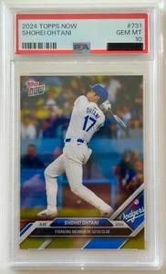 PSA 10 Shohei Ohtani 2024 Topps Now #731 Dodgers 52/52 MLB GEM MINT Base ball JP - Picture 1 of 12