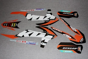 KTM 2020-2023 EXC EXC-F MX GRAPHICS KIT DECALS STICKER KIT STICKERS BUBBLE FREE - Picture 1 of 4