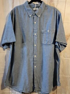 Kostenlose Montage SS EINZELNES PKT CHAMBRAY SHIRT, blau Größe XXL - Bild 1 von 12