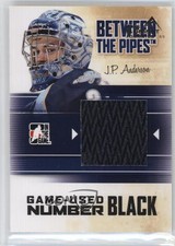 2010-11 ITG Between the Pipes Game-Used 1/1 JP Anderson #M-34 Rookie RC 2a8