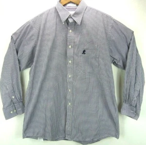 Vtg Walt Disney World Men's L Single Needle Tailoring Mickey Mouse L/S Shirt - Picture 1 of 7